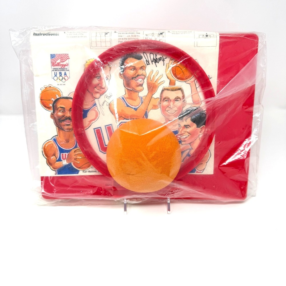 Kellogg's USA Dream Team Basketball Hoop 1992 Olympic Promo Red